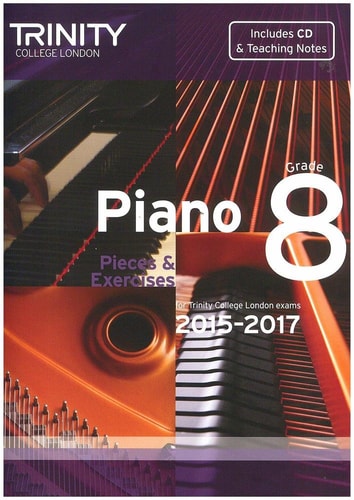 PIANO GRADE 8 BOOK +CD 2015-2017, de Trinity College London (approximately 1980- ) | portada del libro