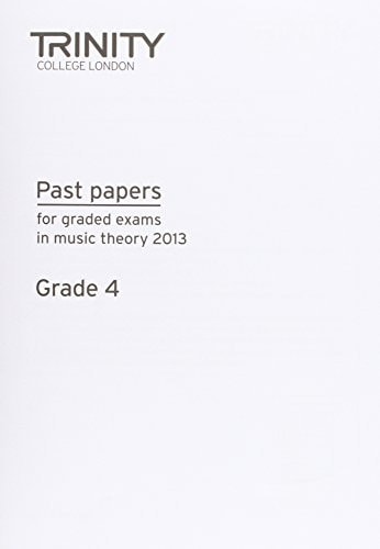 THEORY PAST PAPER GRADE 4 2013, de Trinity College London | portada del libro