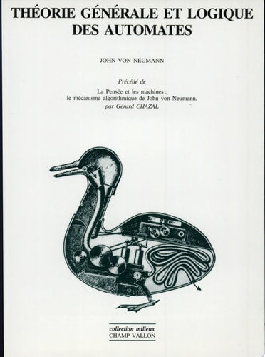 THEORIE GENERALE ET LOGIQUE DES AUTOMATES, de John Von Neumann | portada del libro