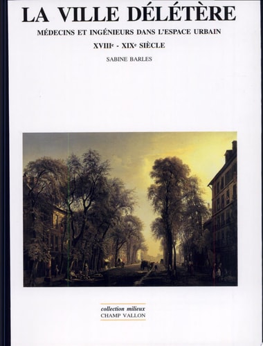 VILLE DELETERE (LA), de Sabine Barles | portada del libro