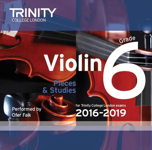 VIOLIN CD GRADE 6 2016-2019, de Trinity College London | portada del libro