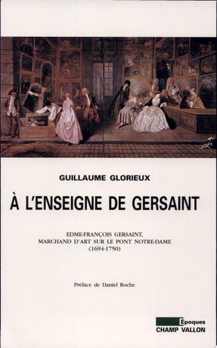 A L'ENSEIGNE DE GERSAINT, de Guillaume Glorieux | portada del libro