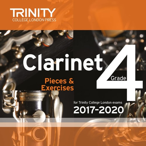CLARINET EXAM PIECES GRADE 4 2017-2020 CD, de Trinity College London | portada del libro