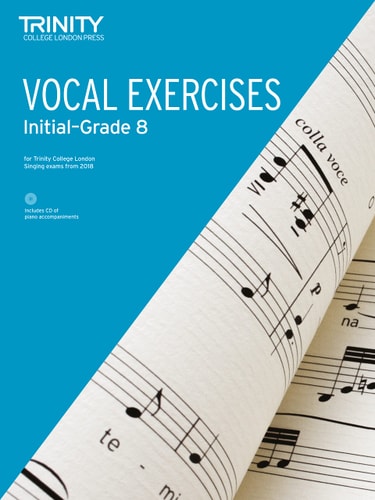 VOCAL EXERCISES INITIAL TO GRADE 8, de Trinity College London (approximately 1980- ) | portada del libro