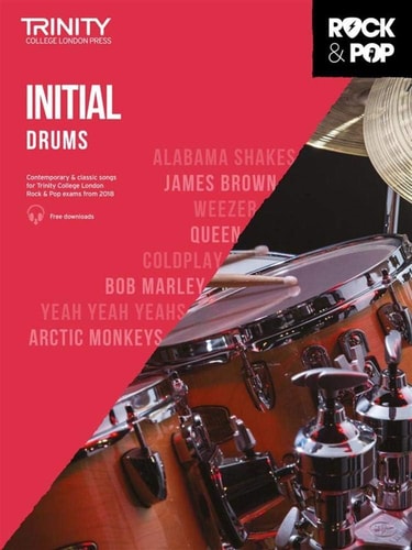 TRINITY ROCK & POP 2018 DRUMS INITIAL, de Trinity College London (approximately 1980- ) | portada del libro
