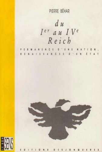 PREMIER AU 4E REICH (DU), de BEHAR | portada del libro