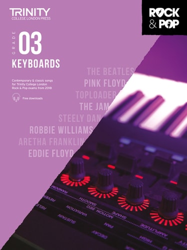 TRINITY ROCK & POP 2018 KEYBOARDS GRADE 3, de HAL LEONARD CORP. | portada del libro