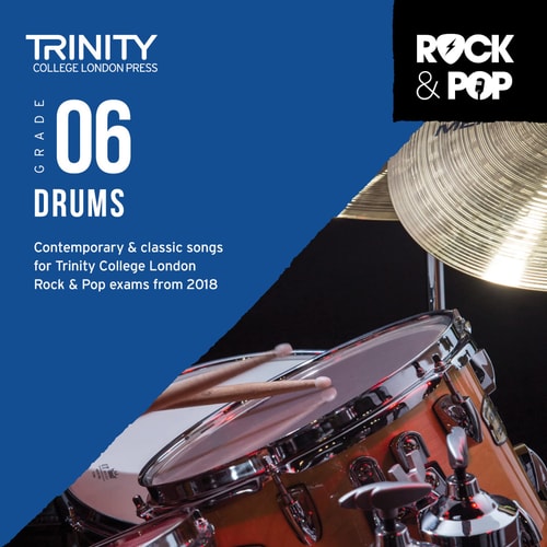 TRINITY ROCK & POP 2018 DRUMS GRADE 6 CD, de Various | portada del libro