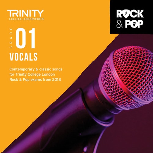 TRINITY ROCK & POP 2018 VOCALS GRADE 1 CD, de Various | portada del libro