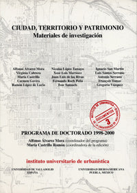 CIUDAD, TERRITORIO Y PATRIMONIO. MATERIALES DE INVESTIGACIÓN, de CASTRILLO ROMÓN | portada del libro
