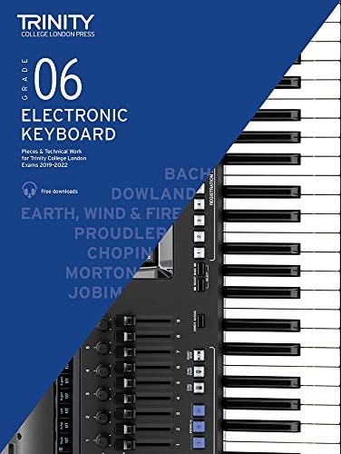 ELECTRONIC KEYBOARD EXAM PIECES & TECHNICAL WORK 2019-, de Trinity College London | portada del libro