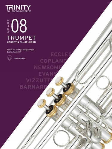 TRUMPET CORNET & FLUGELHORN EXAM PIECES 2019-2022 GRAD, de Trinity College London | portada del libro