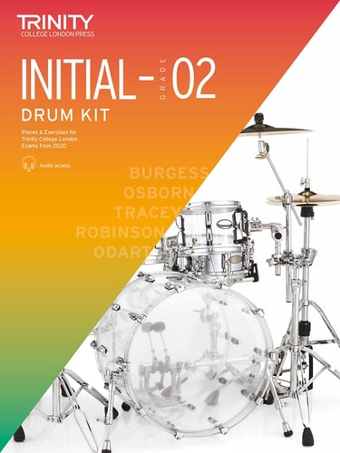 DRUM KIT EXAM PIECES & EXERCISES 2020-2023 INITIALUGR, de Trinity College London | portada del libro