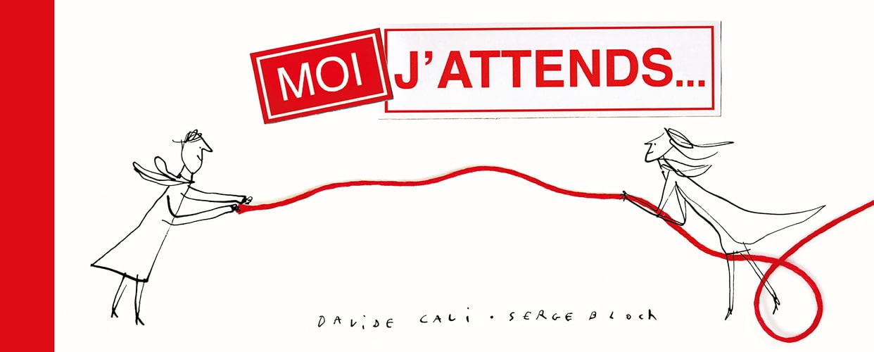 Moi J'Attends..., de Davide Cali | portada del libro