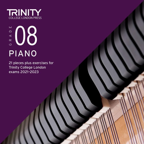 PIANO EXAM PIECES & EXERCISES 2021-2023 GRADE 8 CD, de Trinity College London Press | portada del libro