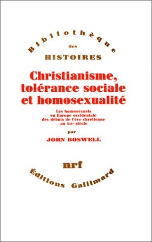 CHRISTIANISME TOLERANCE SOCIALE ET HOMOSEXUALITE, de John Boswell | portada del libro