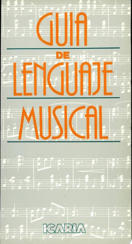 GUIA DEL LENGUAJE MUSICAL, de CHAMBER | portada del libro