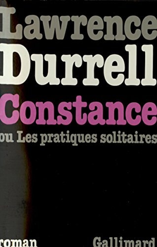 CONSTANCE, de Lawrence Durrell | portada del libro