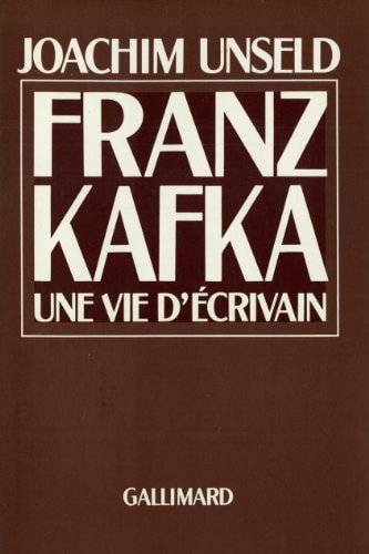 FRANZ KAFKA, de Joachim Unseld | portada del libro
