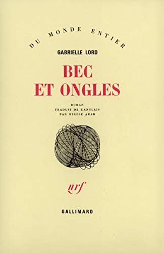 BEC ET ONGLES, de Gabrielle Lord | portada del libro