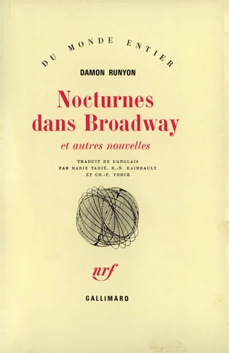 NOCTURNES DANS BROADWAY, de Damon Runyon | portada del libro