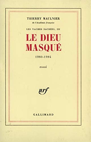 LE DIEU MASQUE, de Thierry Maulnier | portada del libro