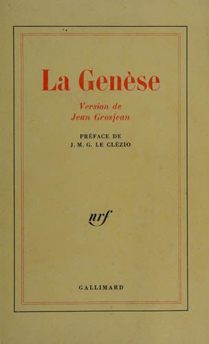 GENESE, de Anonymes | portada del libro