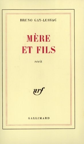 MERE ET FILS, de Bruno Gay-Lussac | portada del libro