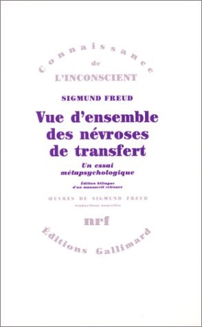 VUE D'ENSEMBLE DES NEVROSES DE TRANSFERT, de Sigmund Freud | portada del libro