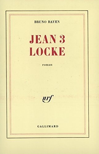 JEAN 3 LOCKE, de Bruno Bayen | portada del libro