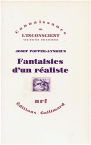 FANTAISIES D'UN REALISTE, de Josef Popper-Lynkeus | portada del libro