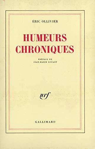 HUMEURS CHRONIQUES, de Éric Ollivier | portada del libro