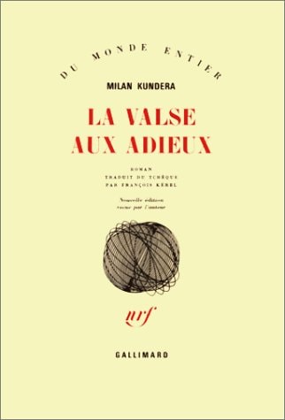 LA VALSE AUX ADIEUX, de Kundera | portada del libro