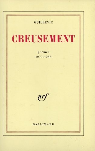 CREUSEMENT, de Guillevic | portada del libro
