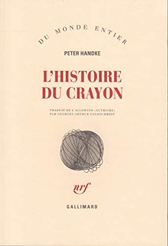 L'HISTOIRE DU CRAYON, de Peter Handke | portada del libro