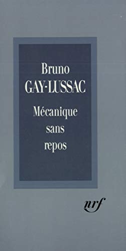 MECANIQUE SANS REPOS, de Gay-Lussac | portada del libro