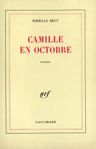 CAMILLE EN OCTOBRE, de Mireille Best | portada del libro