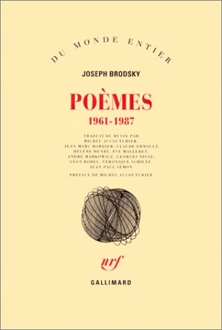 POEMES, de Joseph Brodsky | portada del libro