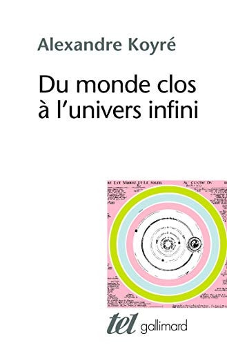 DU MONDE CLOS A L'UNIVERS INFINI, de Alexandre Koyré | portada del libro