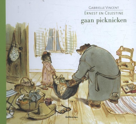 ERNEST EN CELESTINE NL GAAN PICKNICKEN, de Gabrielle Vincent | portada del libro
