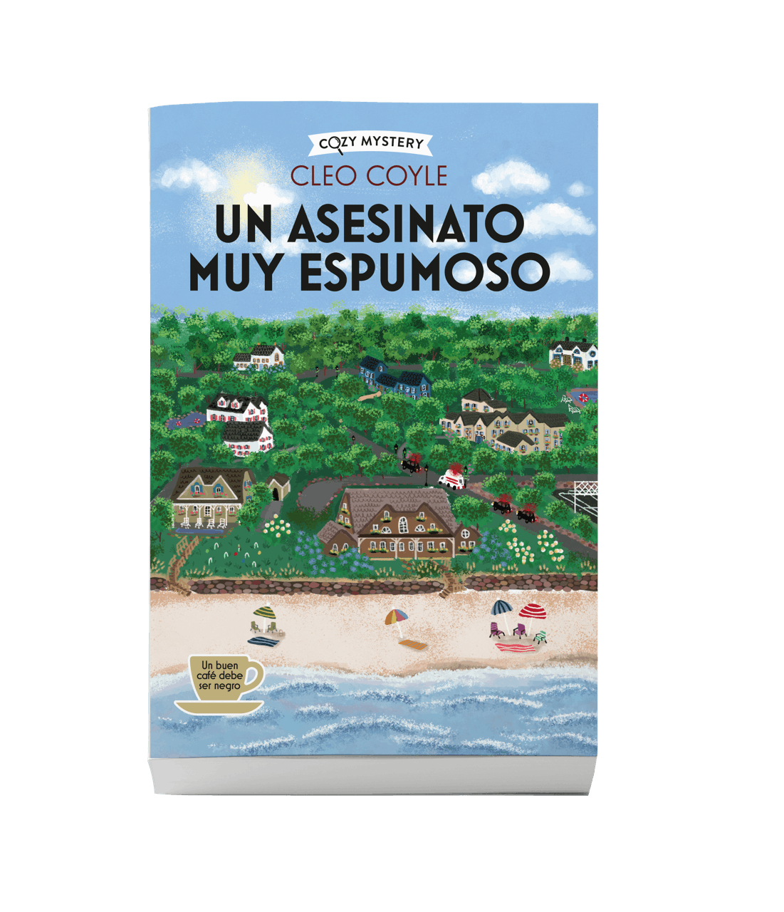 Un asesinato muy espumoso (Cozy Mystery), de Coyle | portada del libro