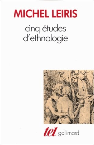 CINQ ETUDES D'ETHNOLOGIE, de Leiris | portada del libro