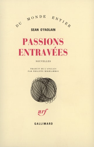 PASSIONS ENTRAVEES, de Seán O'Faoláin | portada del libro