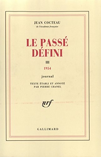 PASSE DEFINI T3, de Jean Cocteau | portada del libro