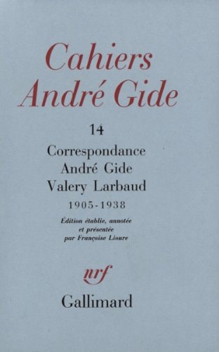 CORRESPONDANCE, de Gide | portada del libro