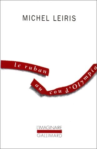Le ruban au cou d'Olympia, de Michel Leiris | portada del libro