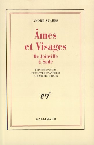 AMES ET VISAGES, de André Suarès | portada del libro