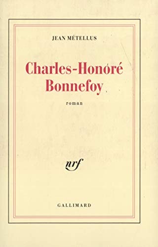 CHARLES-HONORE BONNEFOY, de Jean Métellus | portada del libro