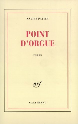 POINT D'ORGUE, de Patier | portada del libro