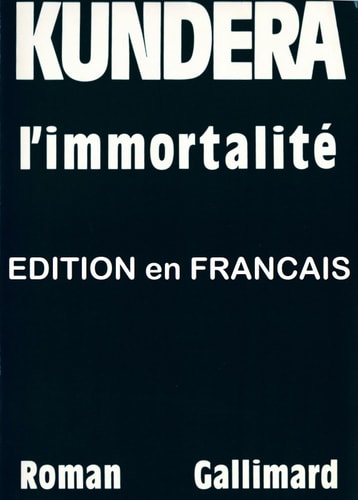 L'IMMORTALITE, de Milan Kundera | portada del libro